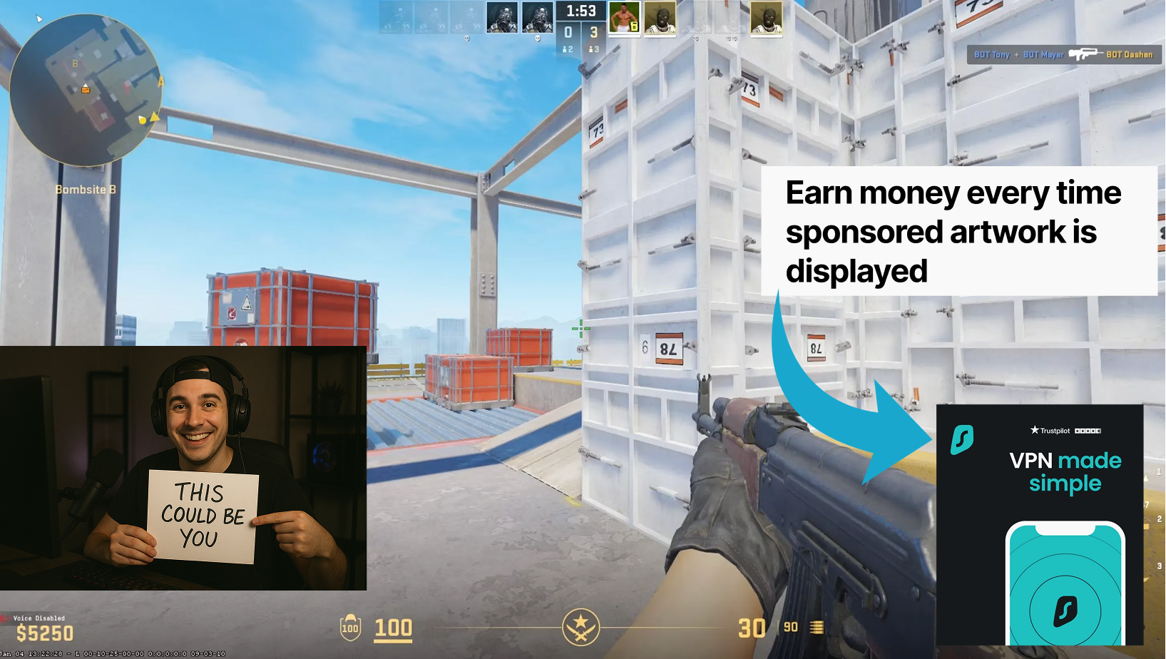 Get paid for your sponsorships